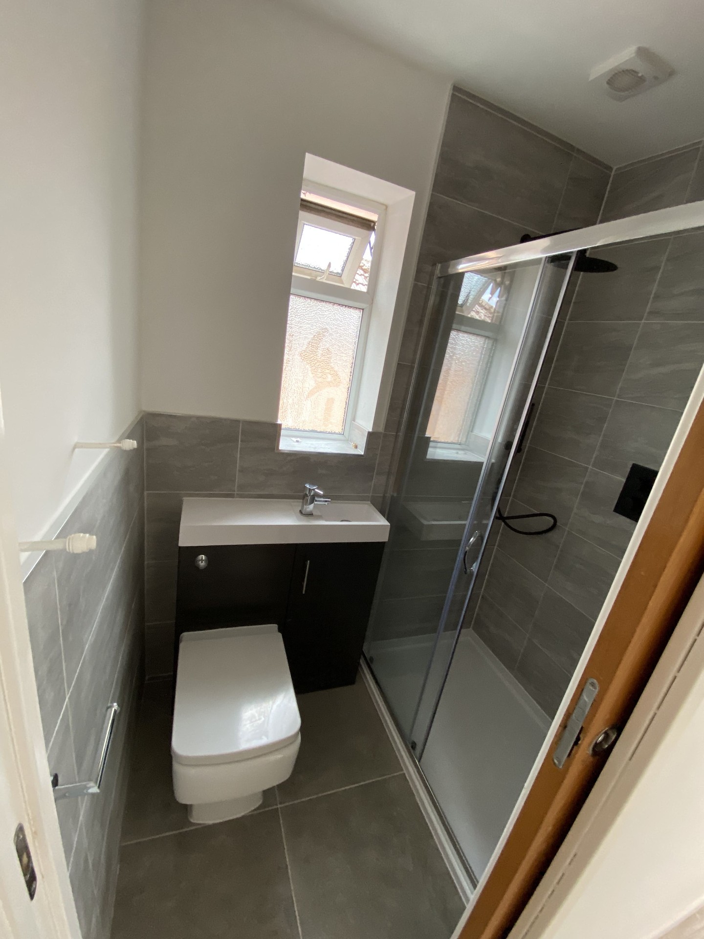 Completed interior detail from a finished renovation project
